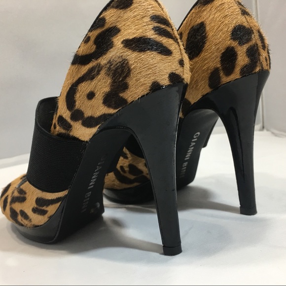 3/$30 Gianni Bink Leopard Mary Jane Stiletto - Picture 5 of 7